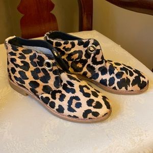 Kate Spade Barrow Calf Hair Leopard Desert Boots